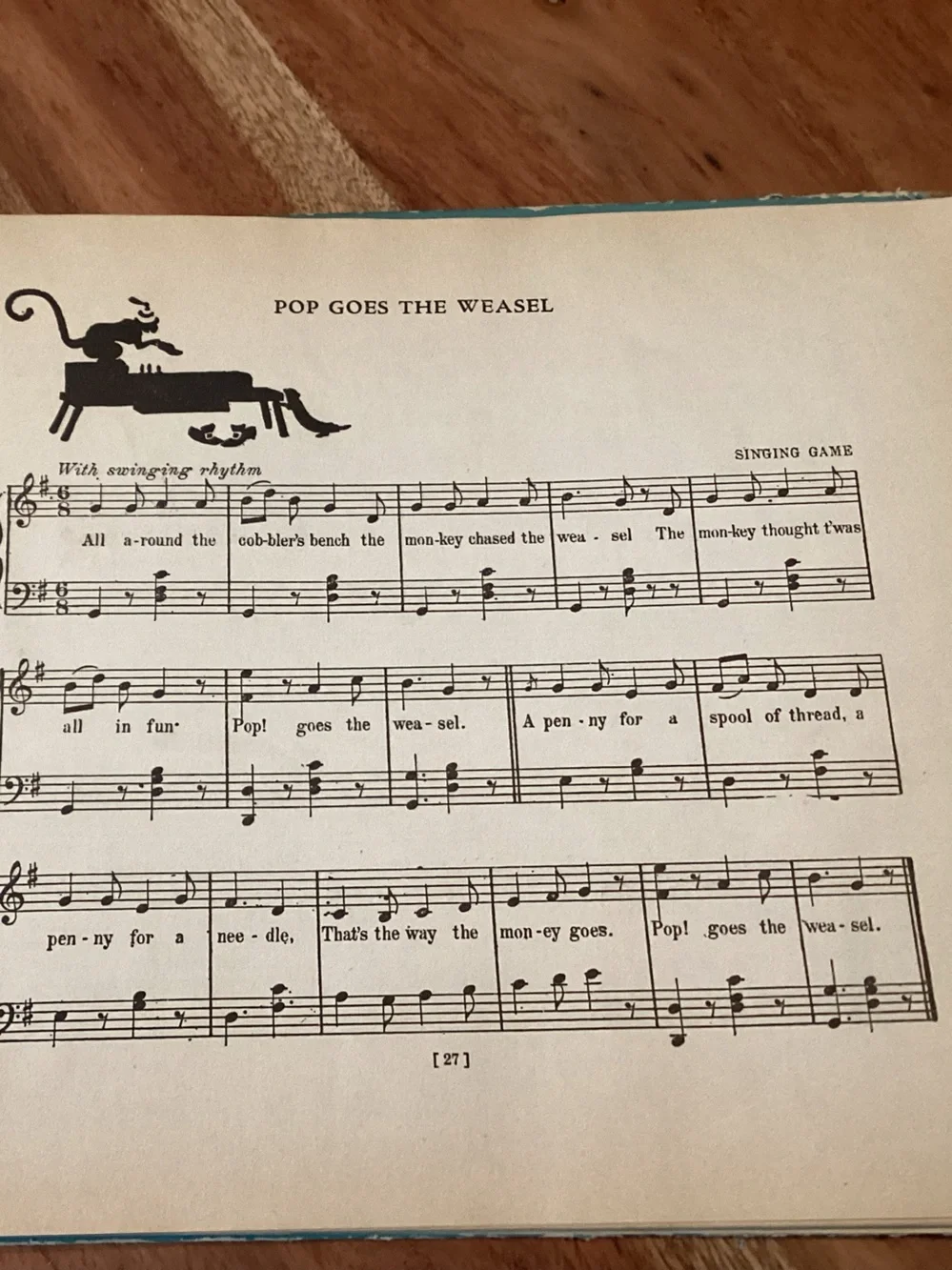 Vtg. 1935 Children’s Music book titled “FIFTY FAVORITE SONG FOR GIRLS AND BOYS”